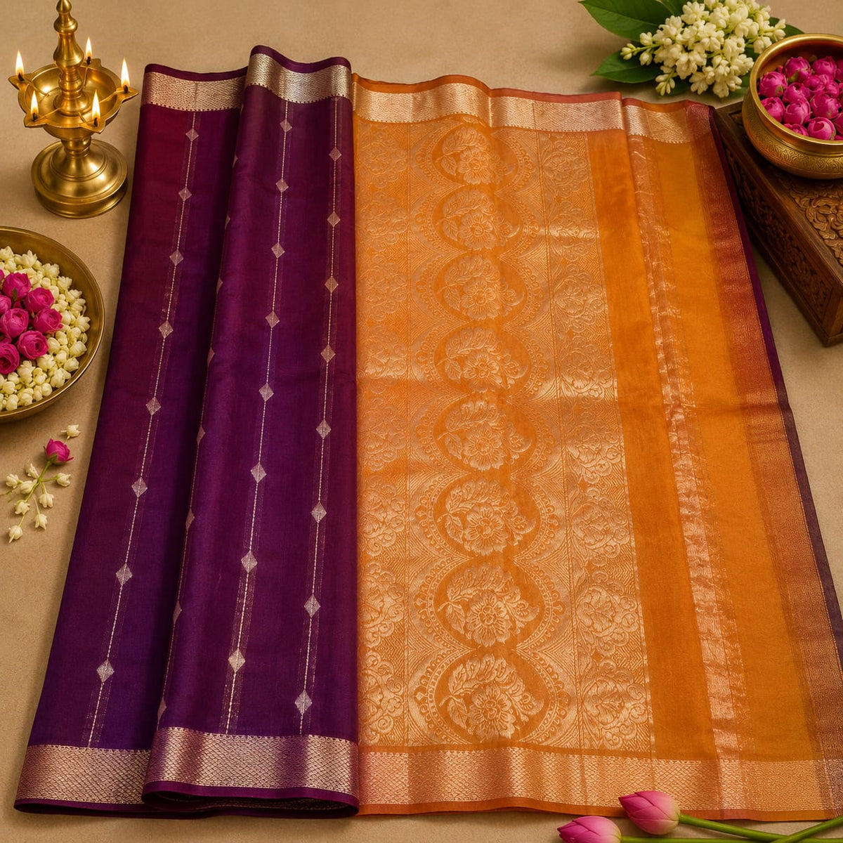 Mangalagiri Silk Cotton Sarees