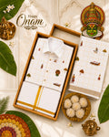 Kerala Onam Icons Shirt and Saree Combo Box