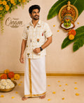 Traditional Shirt and Mundu Combo