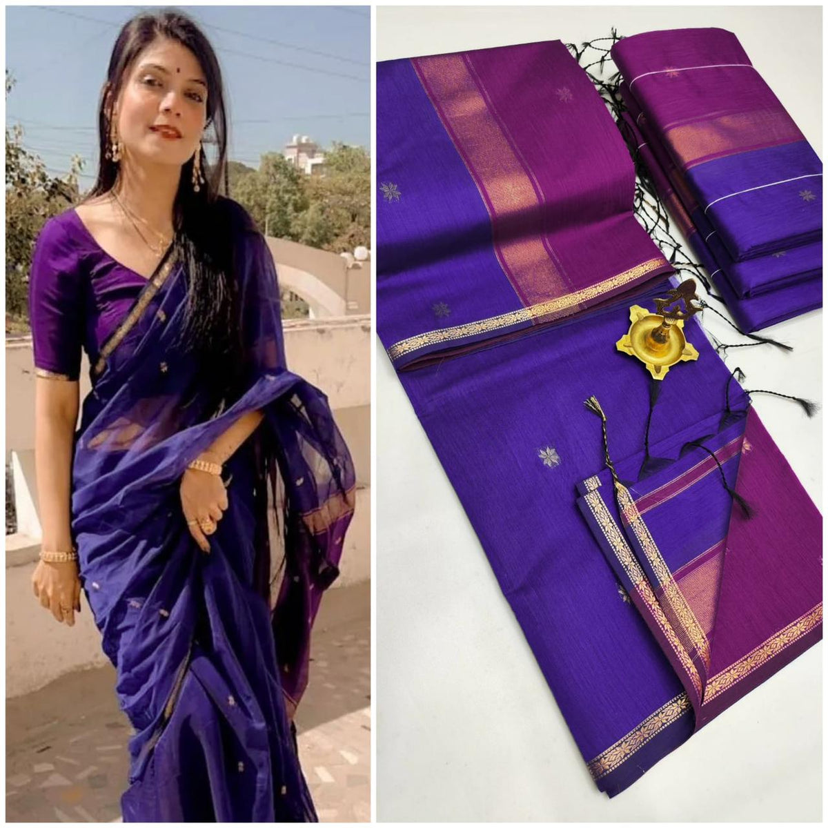 Premium Maheswari Silk Cotton Sarees