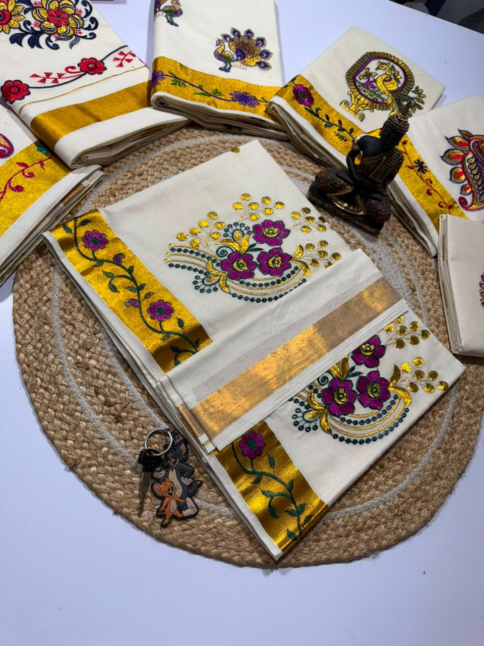 Kerala Kasavu Sarees