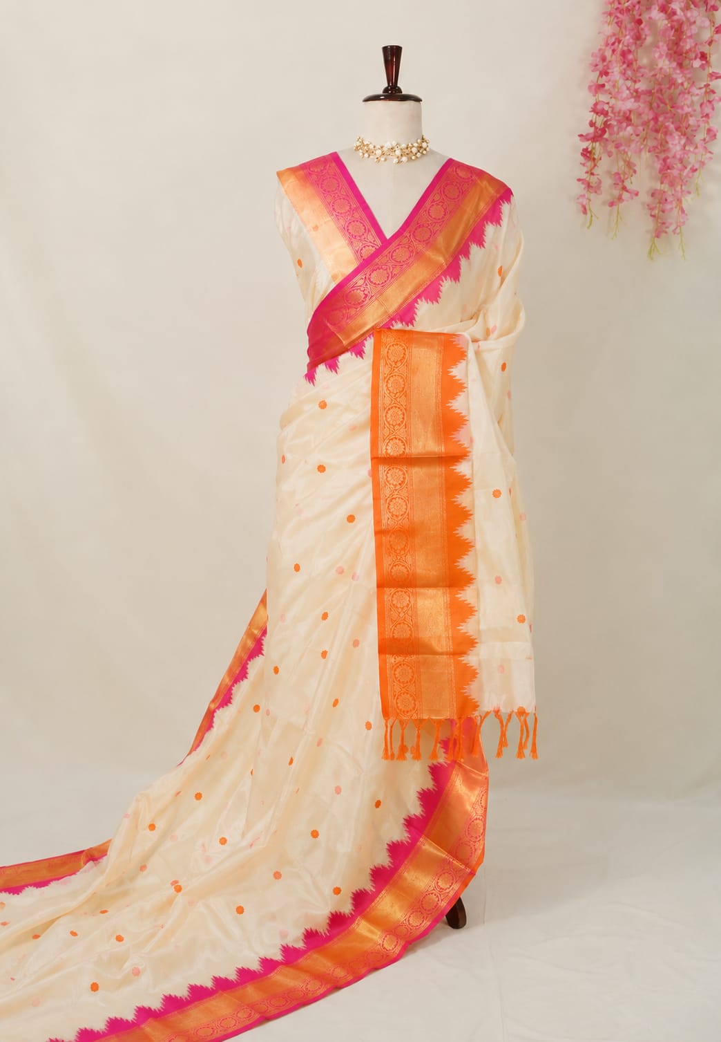 Banarasi semi Katan soft silk sarees