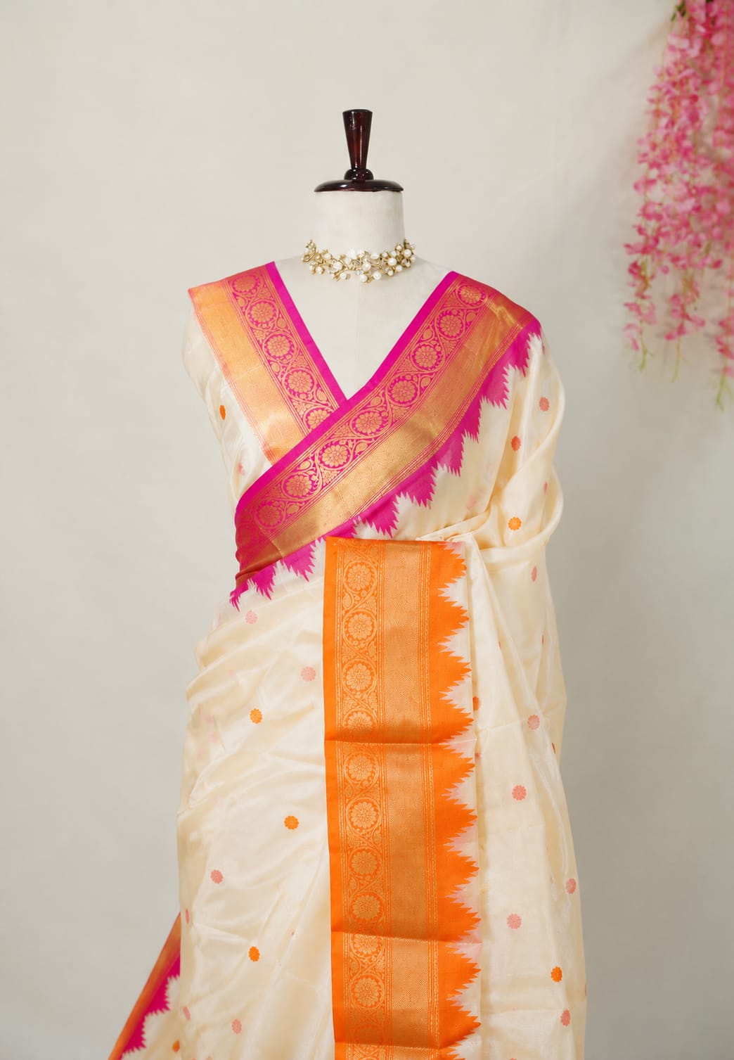 Banarasi semi Katan soft silk sarees