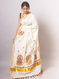 Traditional Kerala Cotton Saree 2