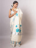 Traditional Kerala Cotton Saree 4