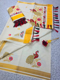 Traditional Kerala Cotton Saree 7