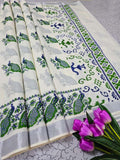 Printed work cotton Saree 2