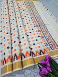 Printed work cotton Saree 3